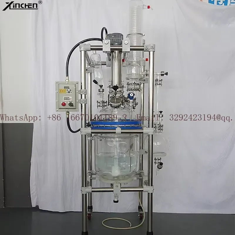50L 100L 200L 250L Jacketed Glass Reactor/ Double Layer Glass Reactor
