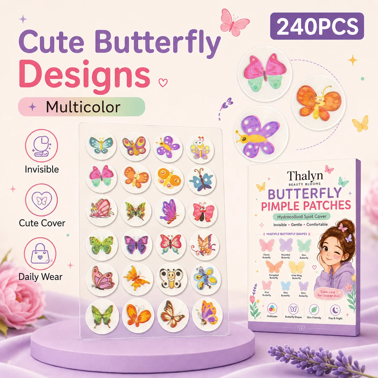 240 stuks puistpleisters, kleu - Beauty Zone Makeup recensie en prijs