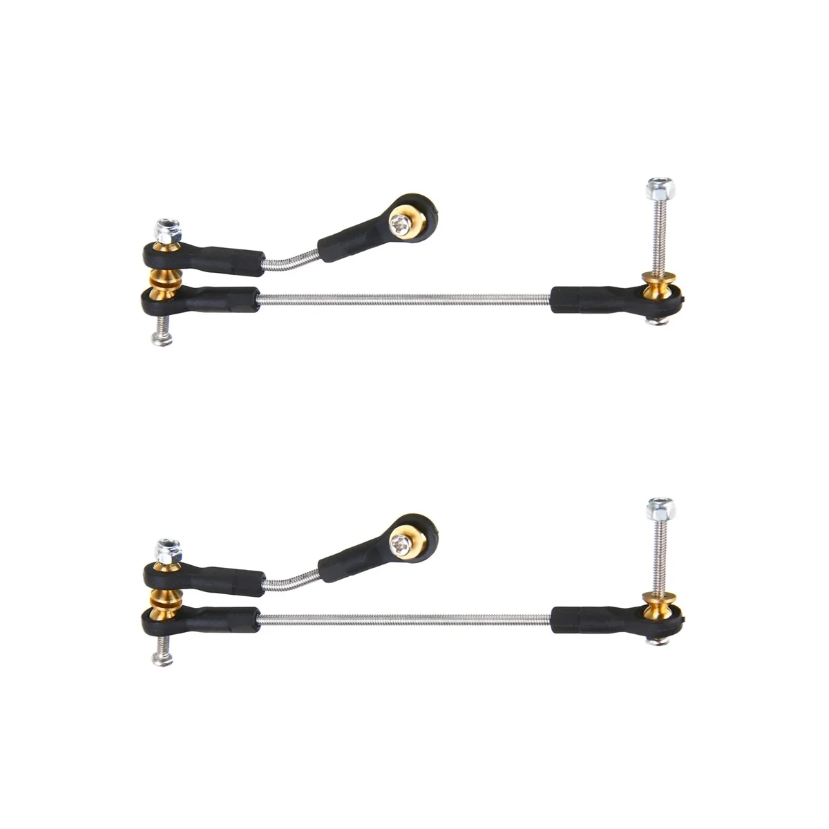 

2 Set Steering Link Servo Link Rod Steering Linkage for WPL C14 C24 C34 B1 B14 B24 B16 B36 1/16 RC Car Spare Parts