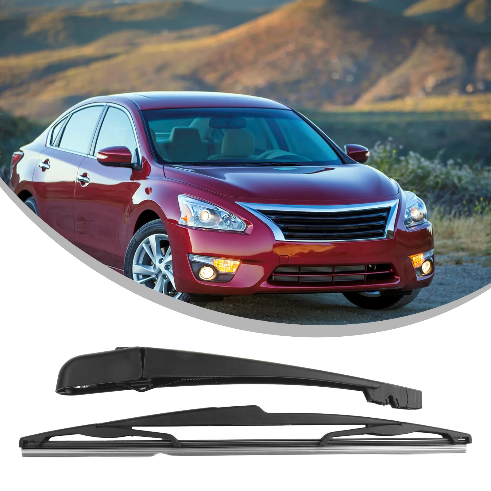 

Rear Wiper Blade Direct Replacement Rear Side Wiper Blades for Nissan Versa Hatchback Tiida 2007 2012 28780EL000