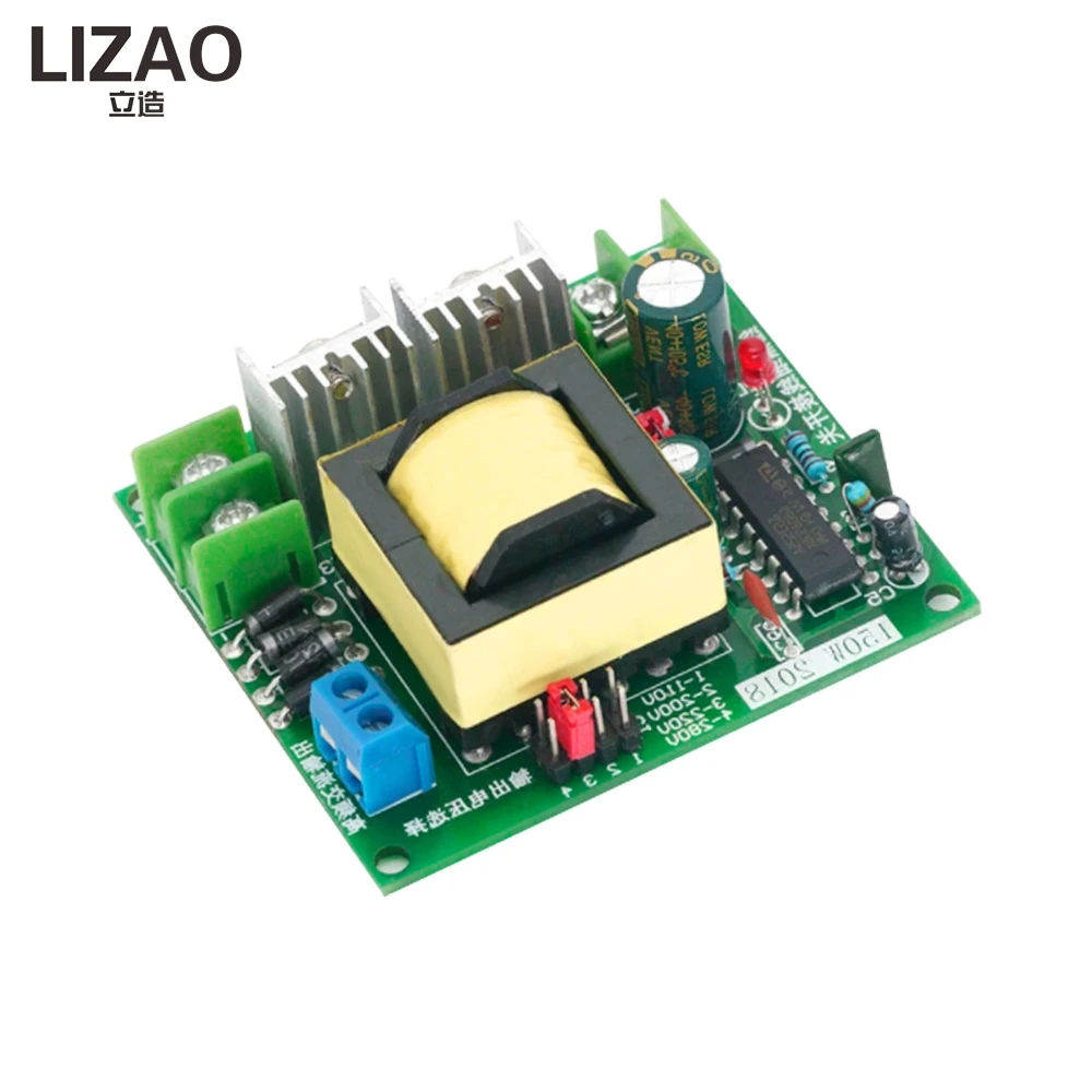 LIZAO 150W DC AC Inverter Booster Module DC12V to 110V 200V 220V 280V High Efficiency Boost Transformer Board