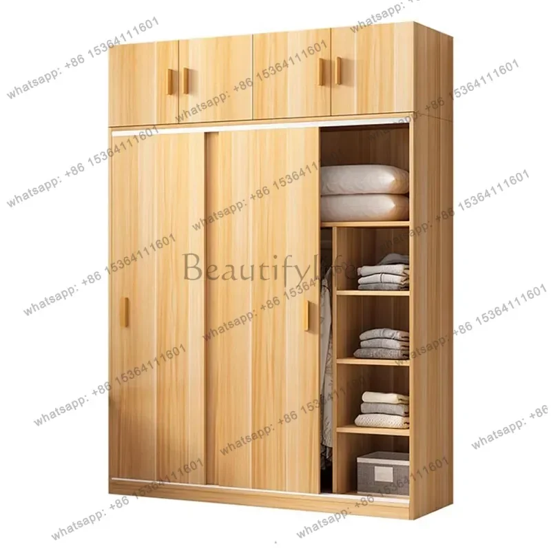 PG Space Saving Wardrobe European Stackable Clothes Wooden Wardrobe Storage Organizer Closet De Madera De Ropa Room Furniture