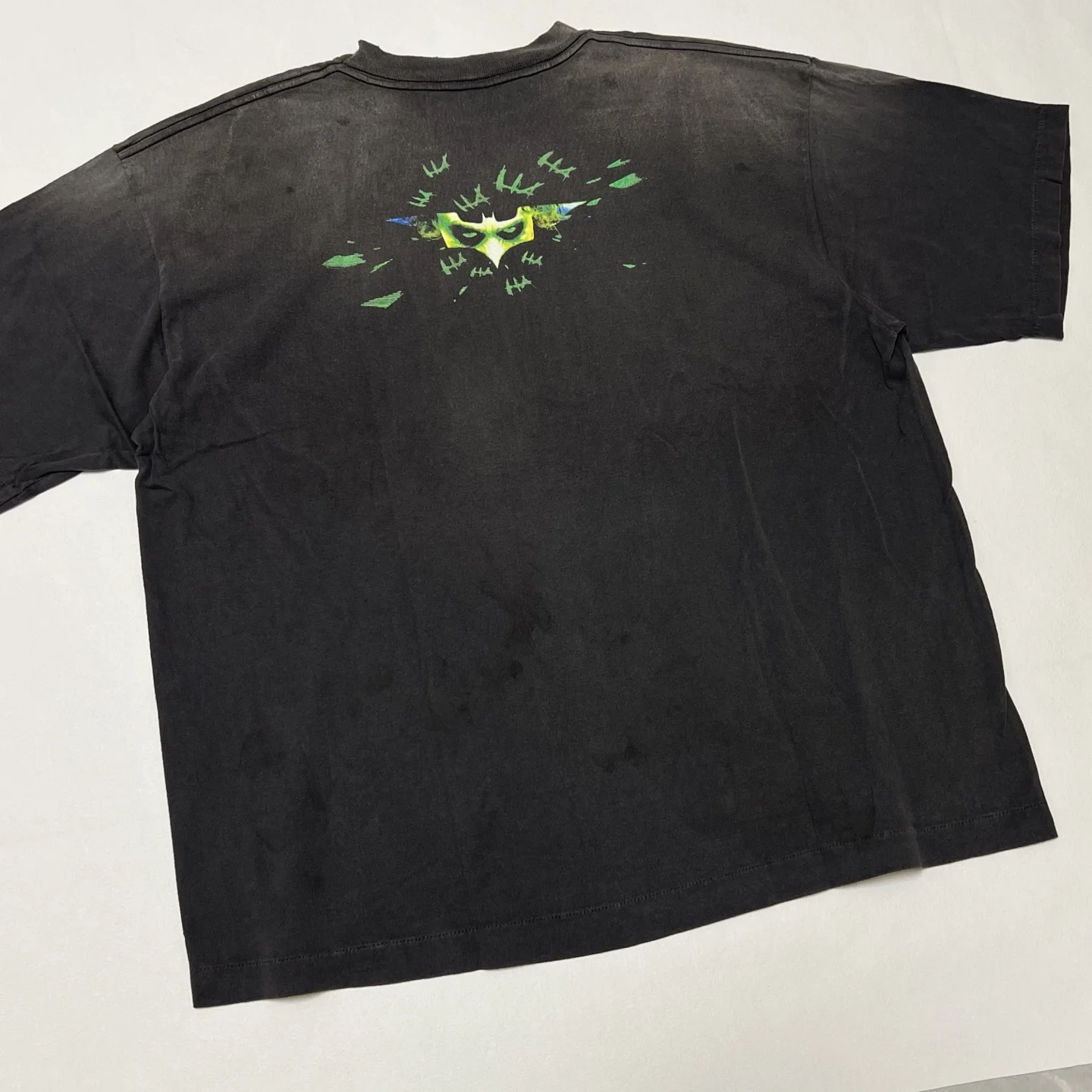 2025ss Saint x Darknight مطبوعة النساء الرجال غسلها تي شيرت تيز الهيب هوب المتضخم الرجال عادية القطن تي شيرت #2