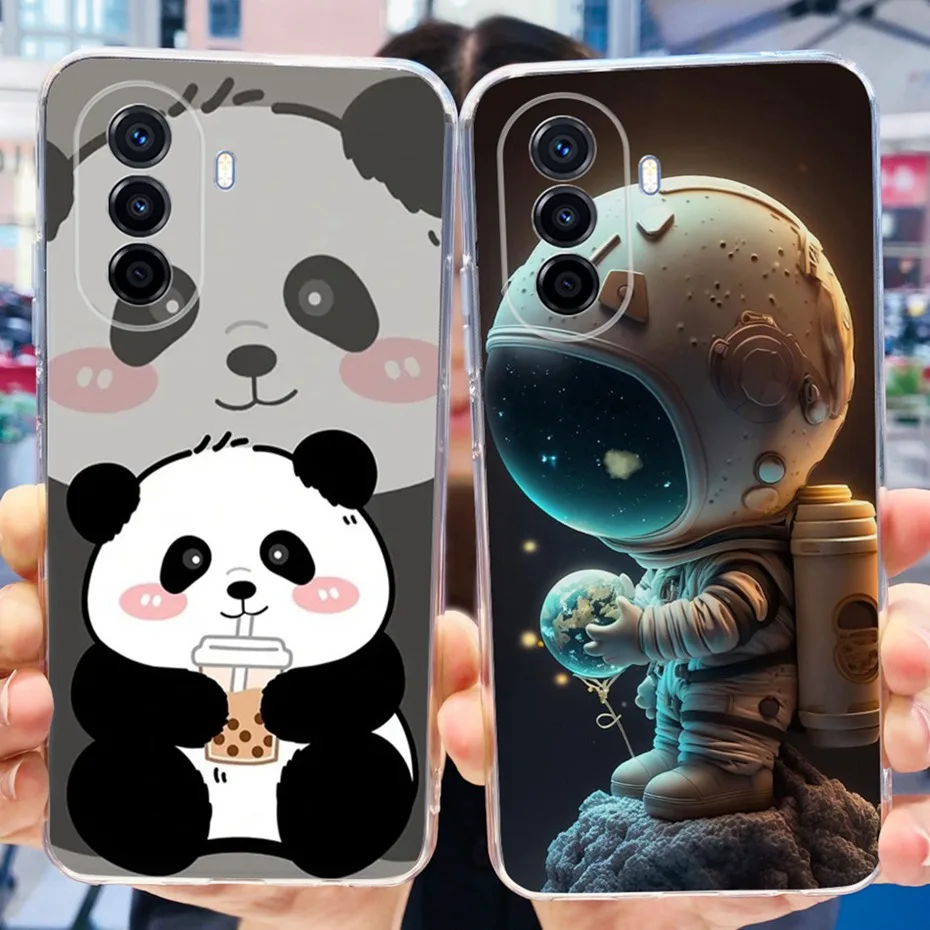 Lovely Painted Case For Huawei Nova Y70 Plus Nova70 Soft Silicone TPU Back Cover For Huawei Nova Y70 Y 70Plus MGA-LX9 Phone Case