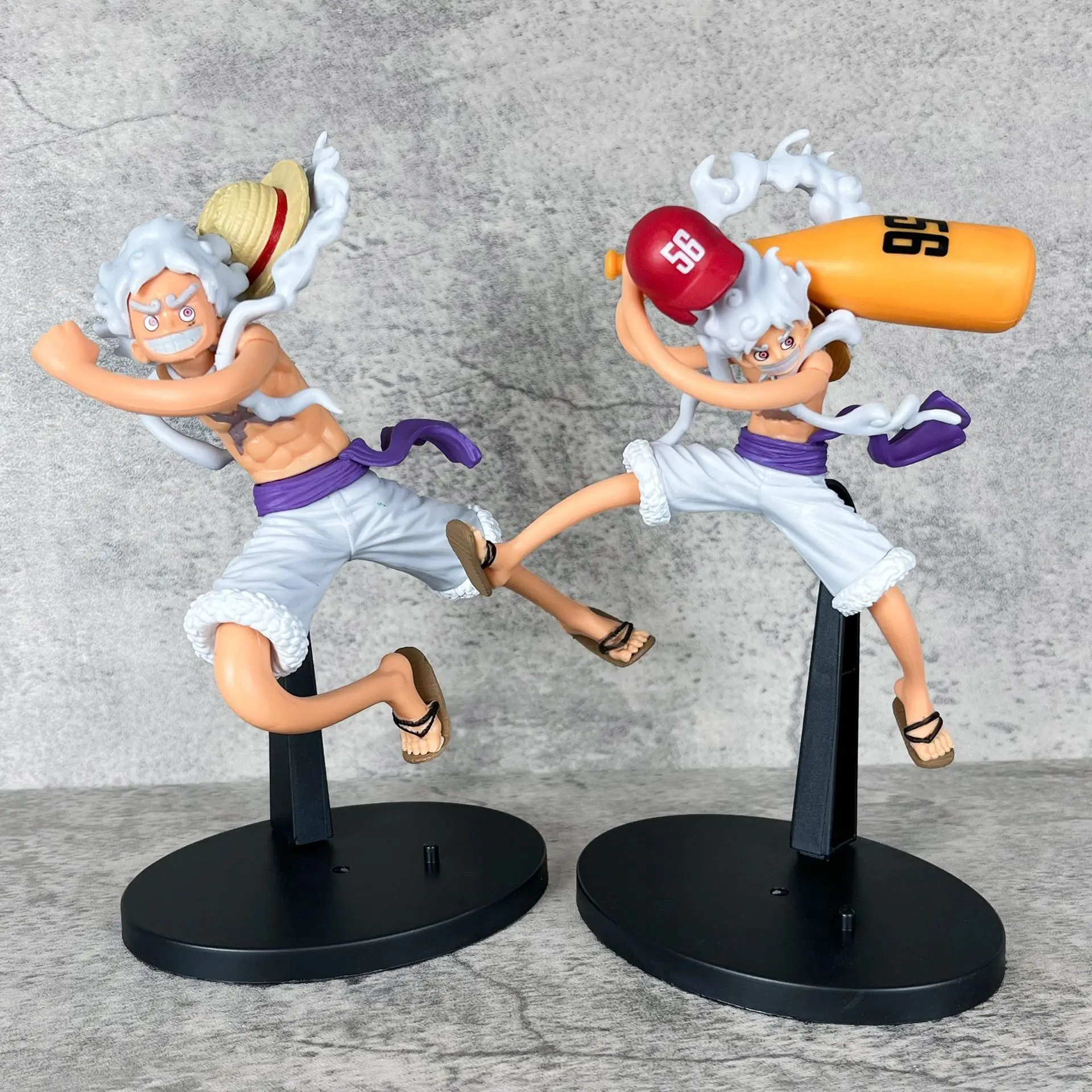 Figura de acción de 19 cm de Monkey D. Luffy de One Piece, Gear 5, Dios del Sol Nika con modelo Nikaponi, colección, regalo de cumpleaños.