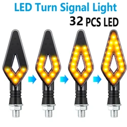 Motorcycle Led Turn Signals Directional Indicators Flashing Rear Tail Brake Flasher Light Stop Signal Light Motorcycle DRL Lamp