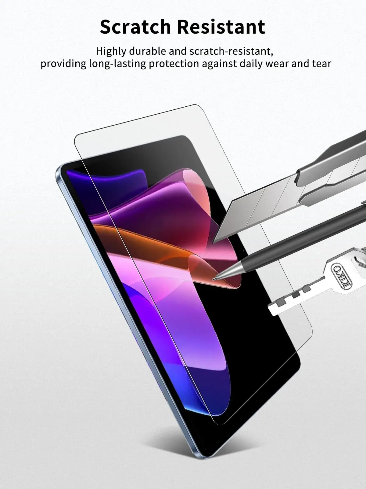 Blackview Mega 2 (12 inç) 2025 için temperli Film HD Ekran Koruyucu Tablet Koruyucu Cam HD Şeffaf Anti-düşme