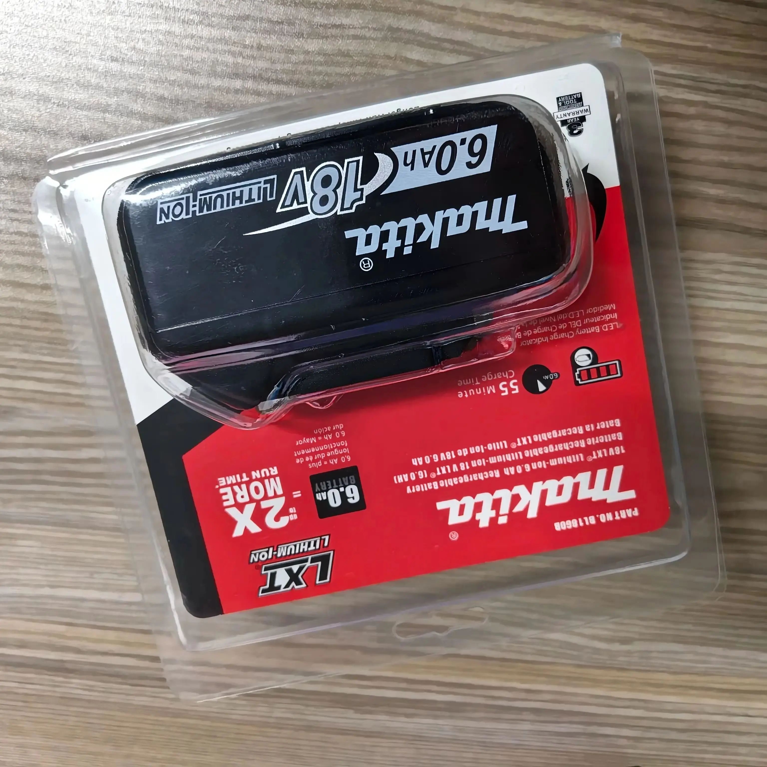 

Makita Battery BL1860 BL1850B BL1830B Series Battery Rechargeable 18V Battery 6000mAh