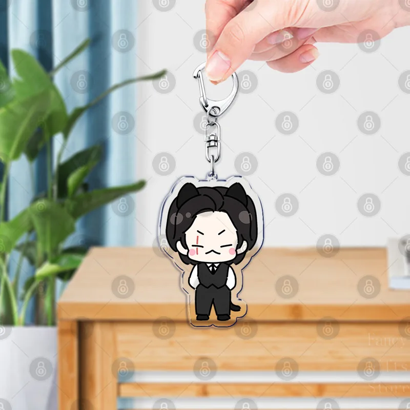Kpop Cartoon Character Keychains Keyring for Accessories Bag Pendant Key Jewelry Fans Gifts
