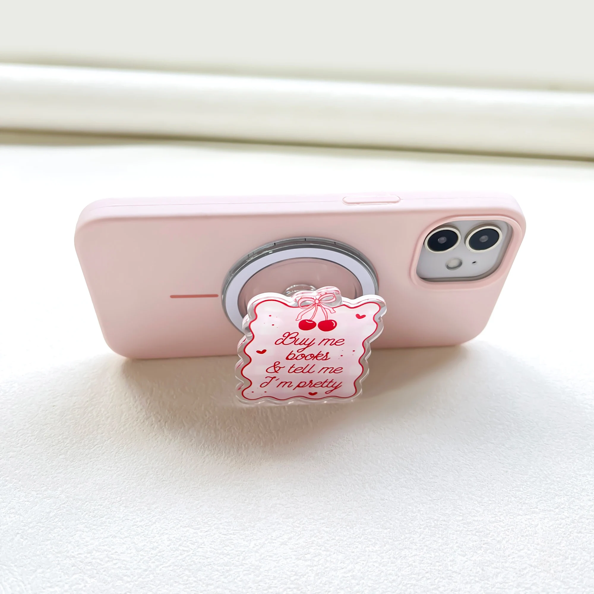 Koreanischer Magnetischer Handyständer INS Niedlicher Acryl-Ständer für iPhone 17 Google Universeller Magnetischer Handyständer für MagSafe – Detail 2