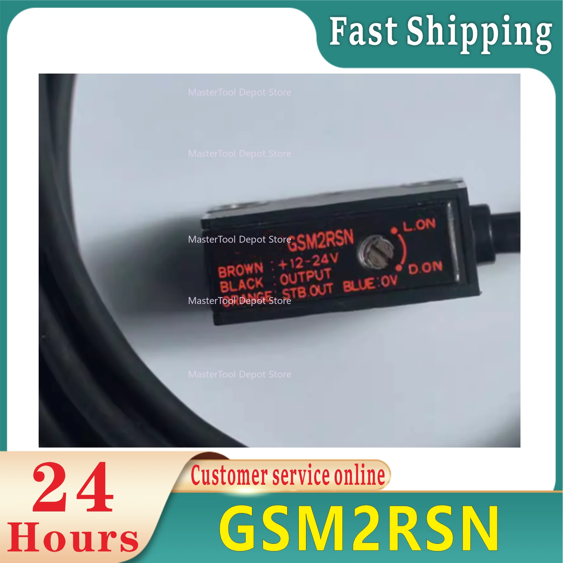 

новый оригинальный фотоэлектрический переключатель GSM2RSN.