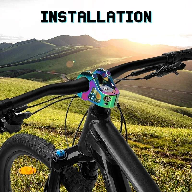 BUCKLOS Mtb Power CNC Bicycle Handlebar Stem 35mm 40mm Bike Short Stem DH Mountain Bike Bridge MTB Table Cycling Accessories