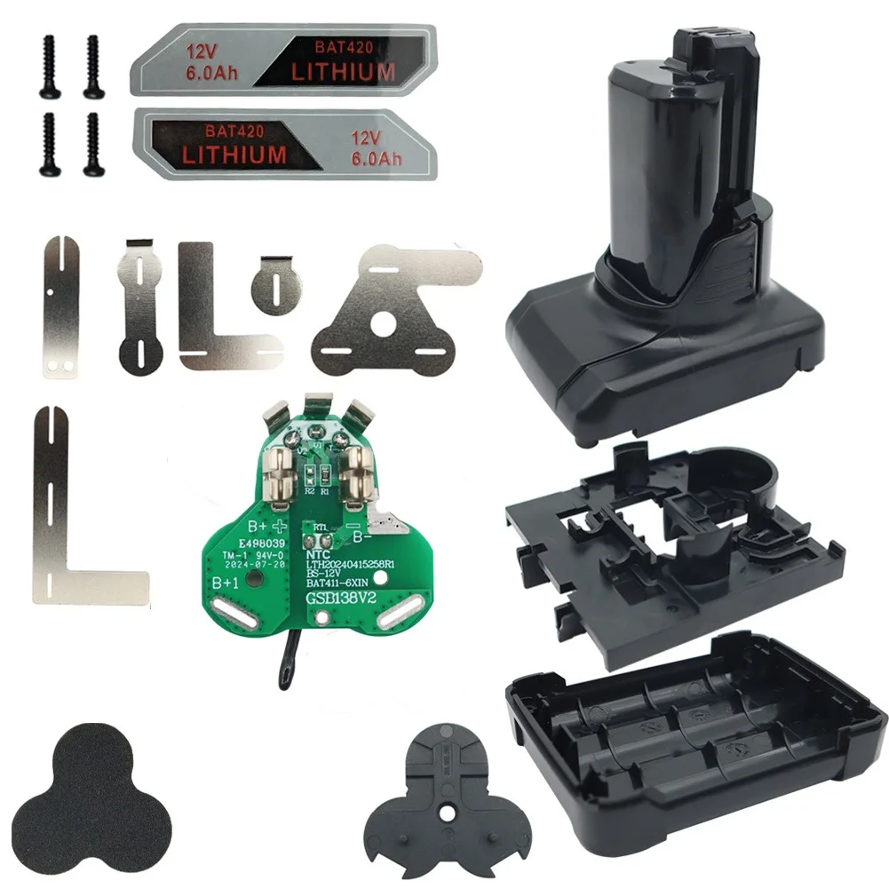 

Battery Plastic Case PCB Board Protection Board 6 Core Assemble Batteries Charging Li-ion Battery Plastic Case