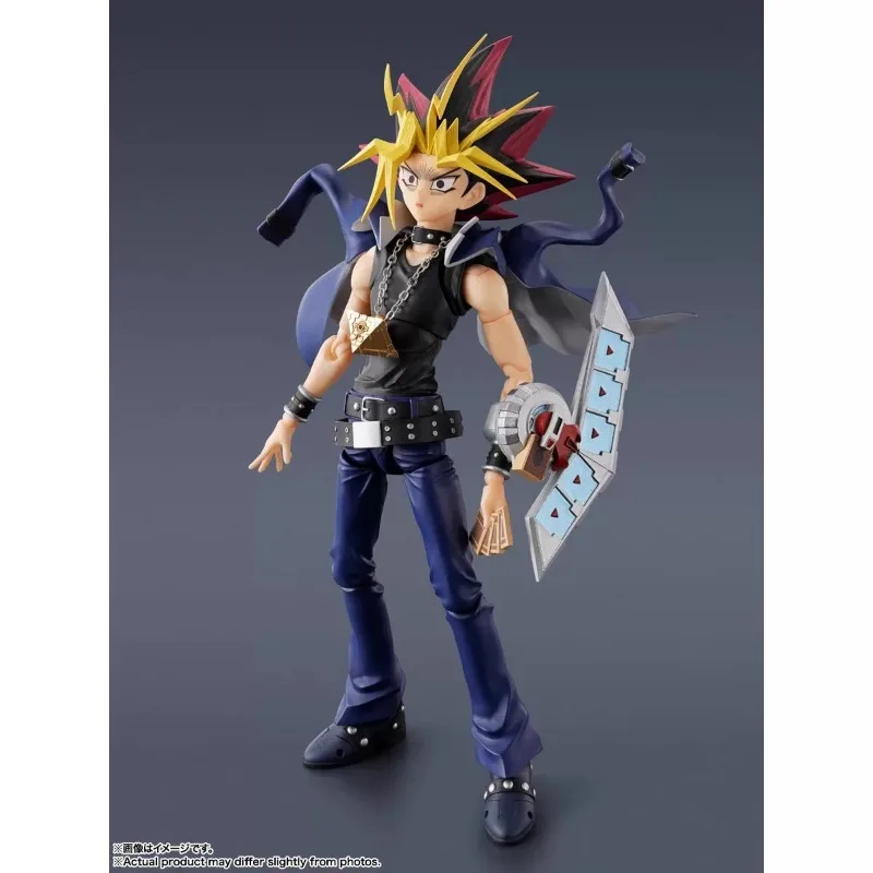 Bandai original genuíno shfiguarts shf yami yugi YU-GI-OH figuras de ação anime brinquedos meninos meninas crianças presente modelo ornamentos