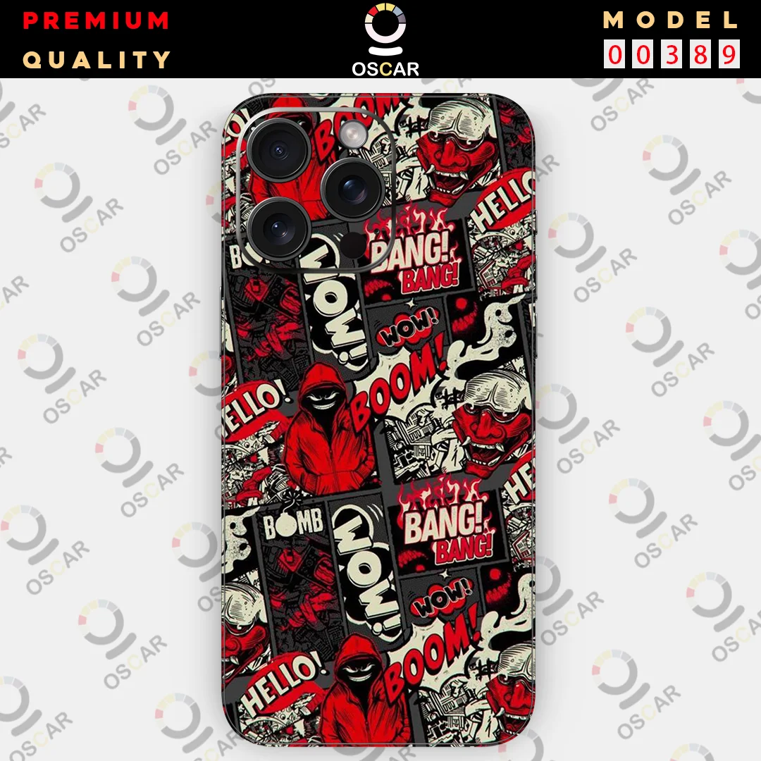 Colorful skin wrap vinyl sticker for iphone17/ 16 /16 pro ma