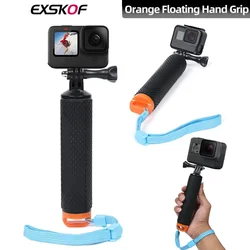 Waterproof Handle Floating Hand Grip For GoPro Hero 12 11 10 9 8 7 6 5 4 Insta360 X3 X2 DJI Action 3 Action Camera Accessories