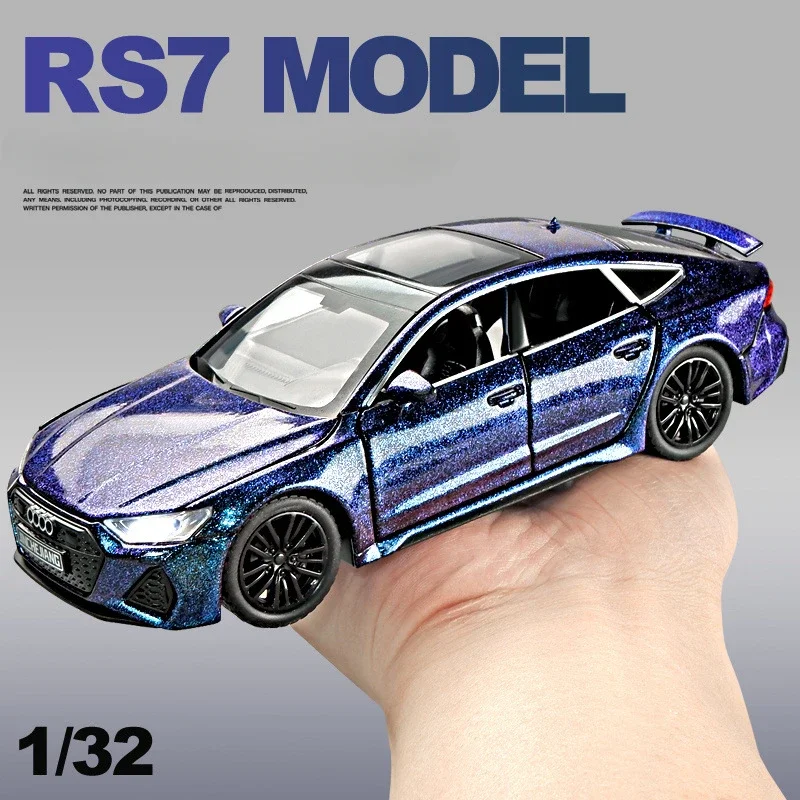 RS7 Sportback Audi Alloy Car Model Children boy New 1:32 diecast metal toy vehicle birthday gift miniature voiture hone decor