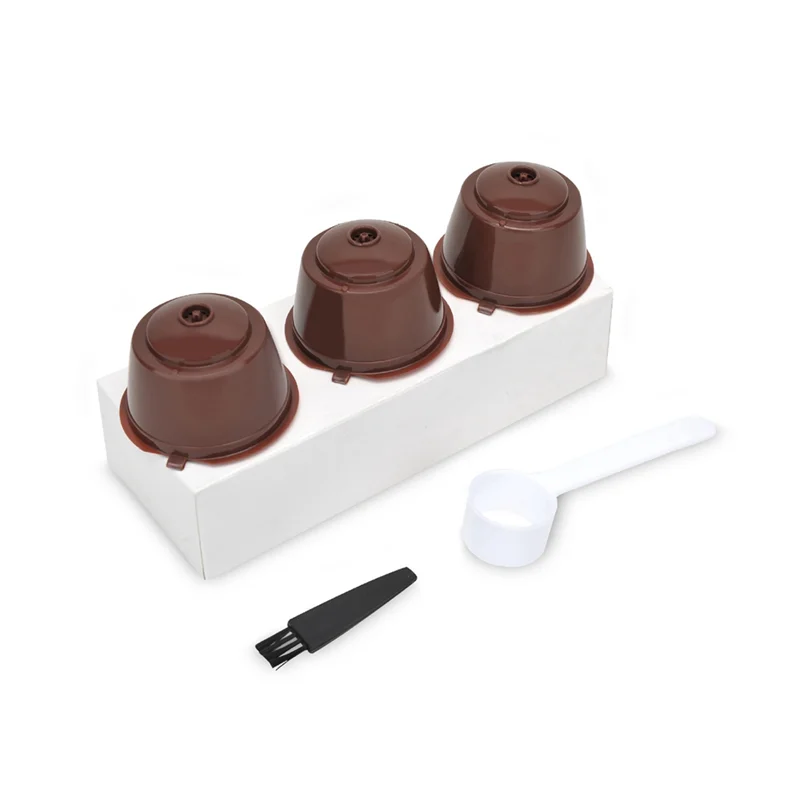 ALIM-For Dolce Gusto Machine، جراب قابل لإعادة الاستخدام وقابل لإعادة الملء، كوب كبسولة للقهوة، لون القهوة سهل التركيب
