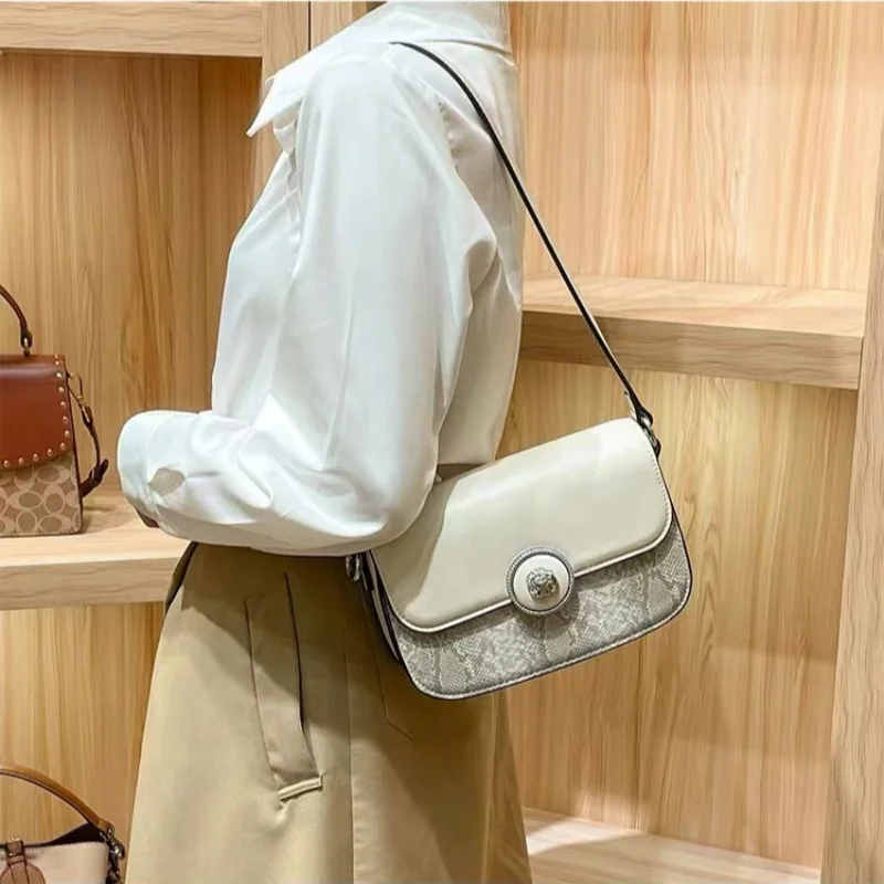 

French vintage shoulder bag fashionable women's crossbody bag small square bag