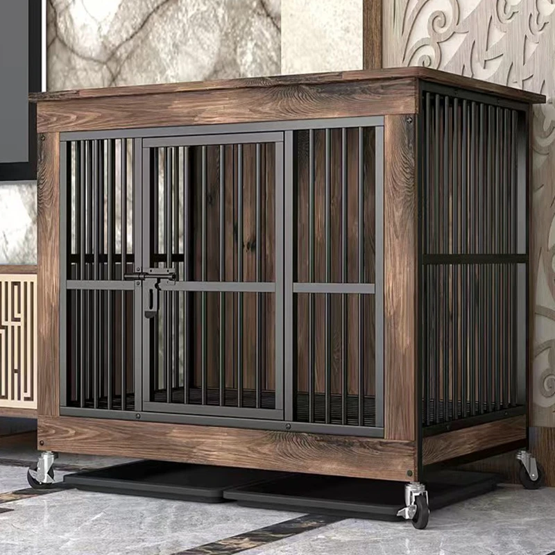 

Dog Cage Large Medium with Toilet Golden Retriever Border Herding Special Wooden