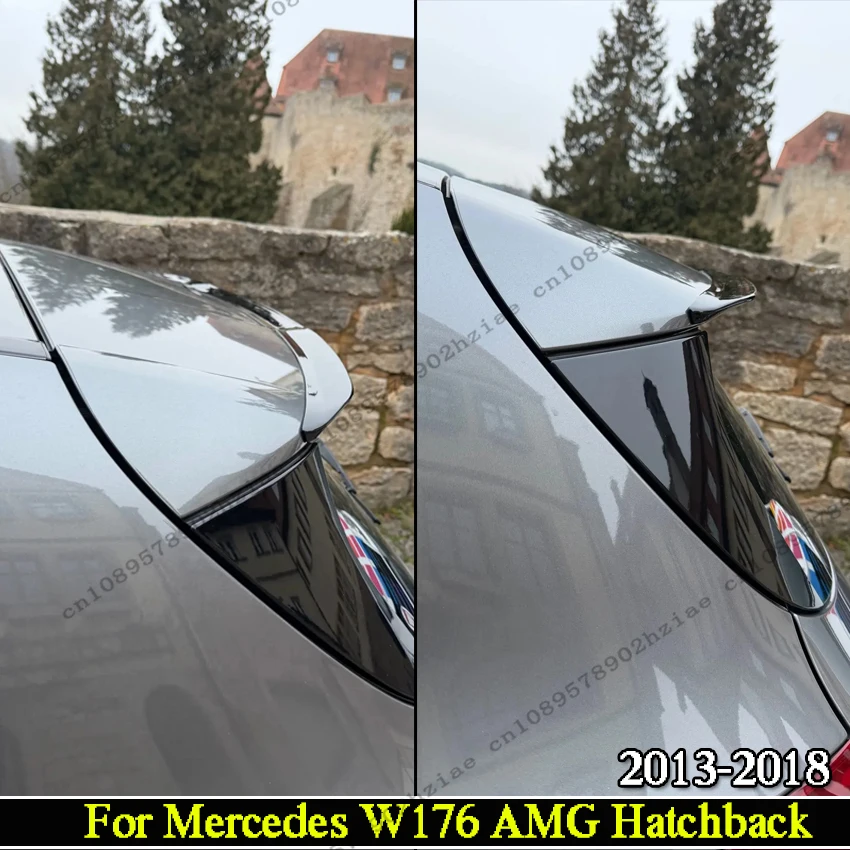 

Для Mercedes-Benz A-Class W176 хэтчбек A160 A180 A200 A250 A260 2013-2018 глянцевый черный спойлер на крышку багажника (тюнинг)