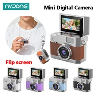 Mini cámara Digital IPS de 0,96 pulgadas, pantalla de Selfie con tapa, CCD Retro, pulgar en miniatura, grabadora de vídeo de 1080P, luz de relleno LED, cámara para estudiantes