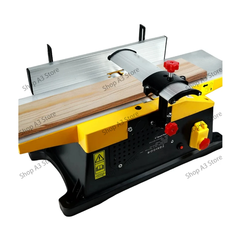 1800W 6in Benchtop Jointer, Heavy-Duty Electric Wood Surface Planer for Woodworking Workshop