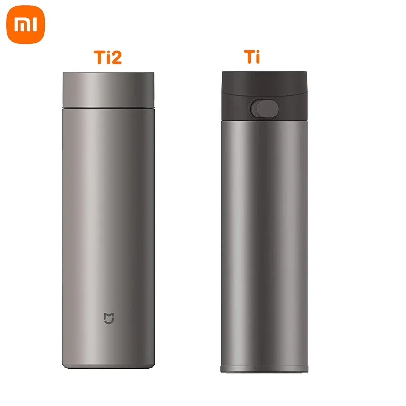 Xiaomi Mijia Thermos Cup Ti2 480ml /Ti 450ML TA1 Pure Titanium Material 6-hour Keep Warm  No Harmful Heavy Metals Healthy Drink