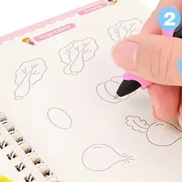 

Многоразовая книга для практики рукописного письма для дошкольников — книга для практики письма для детей — книга для рукописного письма для детей