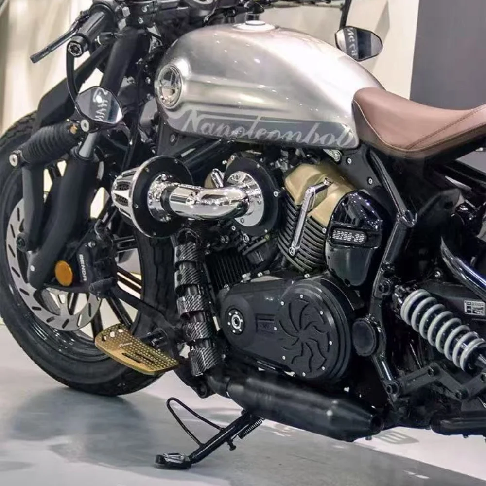 Modified Engine Sprocket Cover, Side Cover & Belt Decorative Cover for Benda Napoleon / Chinchilla/ Rock 250