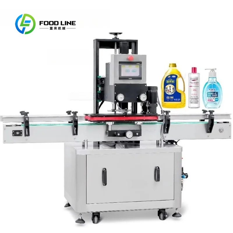 Cosmetic Bottle Capping Machine, Automatic Screwing Capper for Glass Dropper, Gel, Spray, Shampoo Bottles, Customized