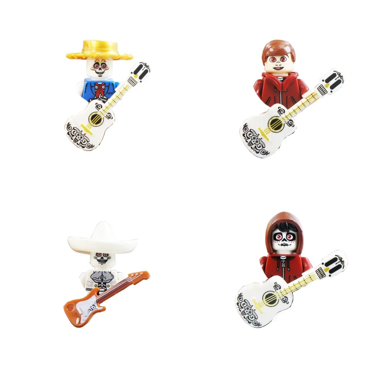 WM6075 WM6101 WM6102 Halloween Horror Building Blocks X570 PG970 Christmas Bricks mini Action toy Figs