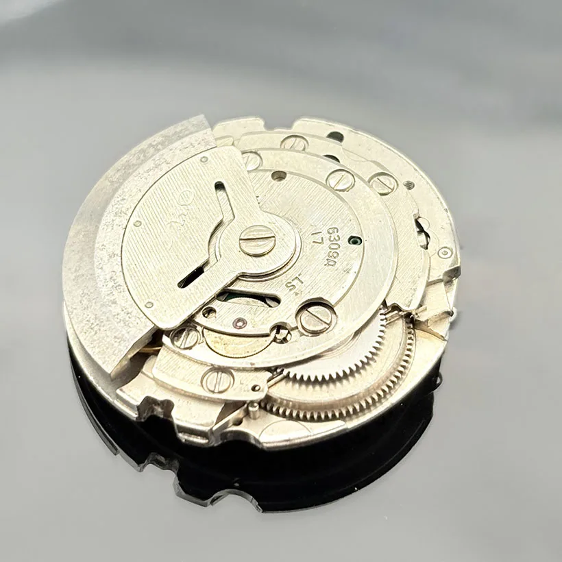 時計アクセサリー-6309-旧型ムーブメント、オイルで洗浄済み、通常使用で70-新品、6309純正ムーブメント