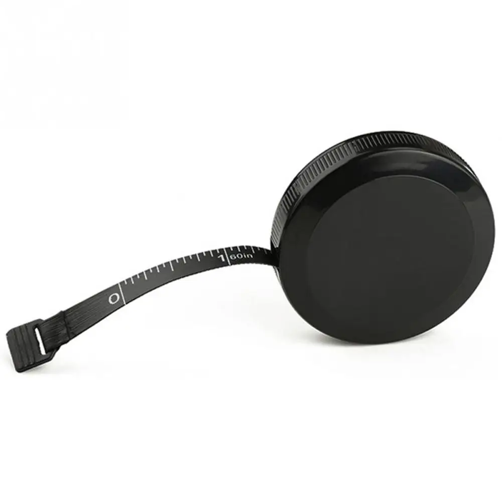 

Dual Sided Practical Automatic 1.5m Black 60inch Measure Tape Retractable Sewing Tools Mini