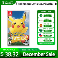 Pokemon: Let’s Go Pikachu Nintendo Switch Game Deals Physical for Nintendo Switch OLED Nintendo Switch Lite Switch Game Cards