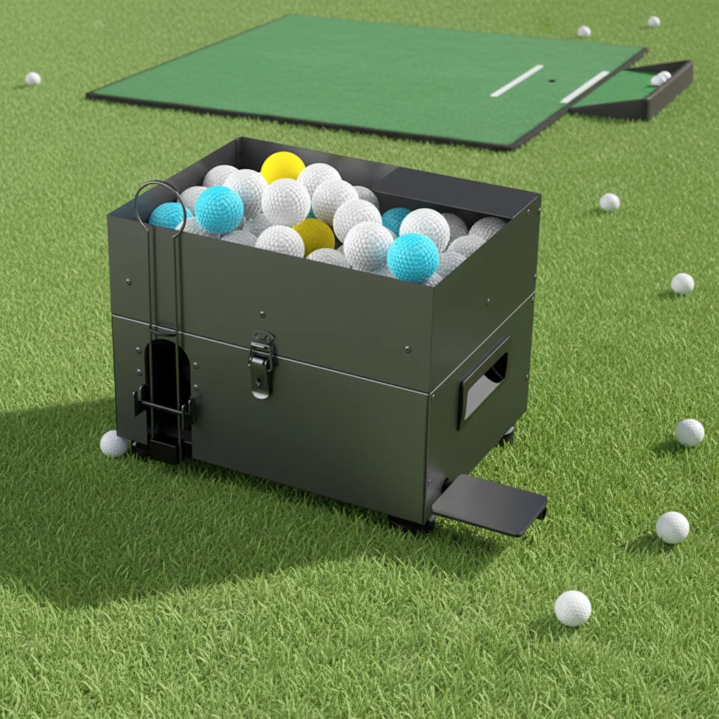 High-quality golf ball dispenser, automatic tee training equipment for immediately uphill courses, golf ball dispenser