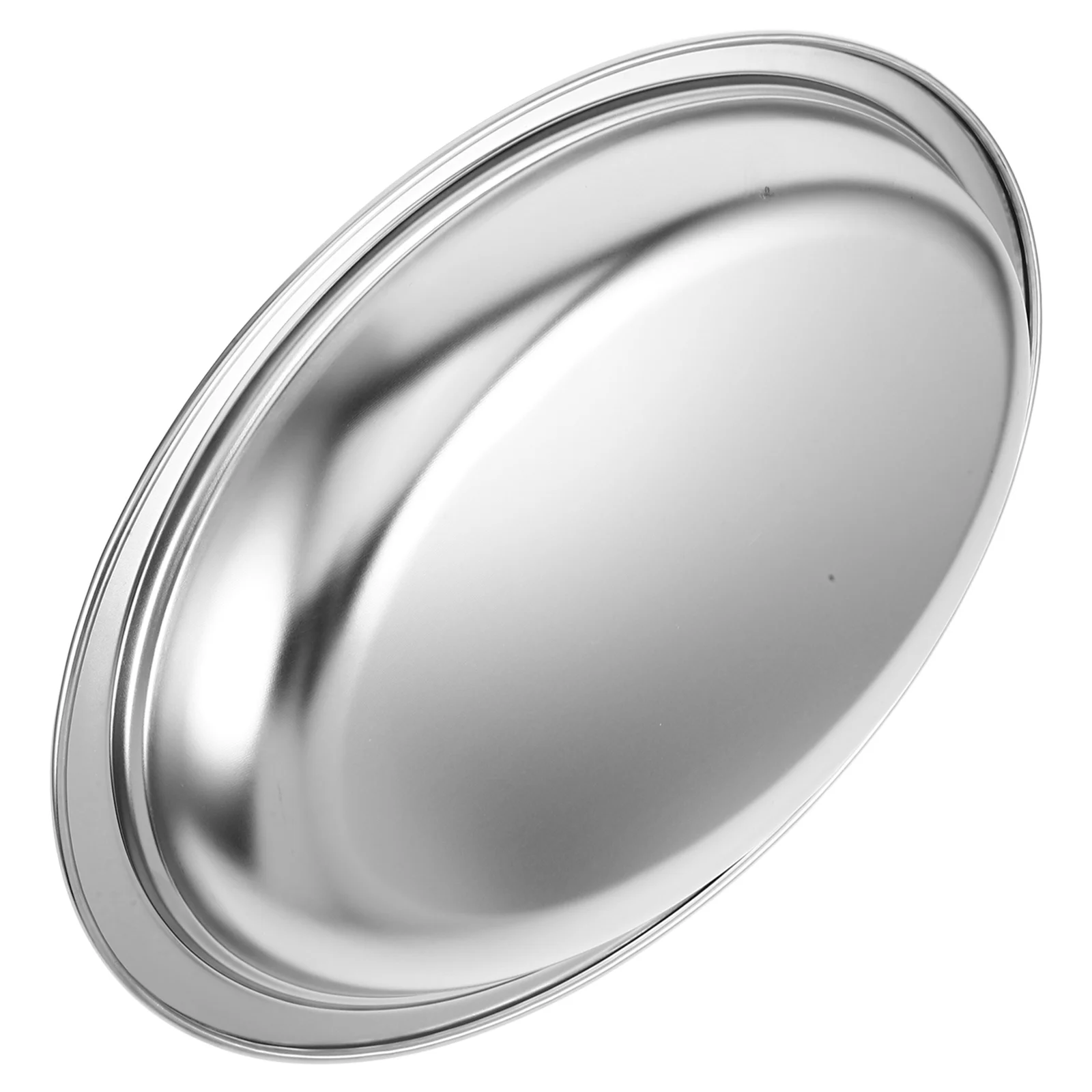 

Stainless Steel Fish Steaming Plate Oval Dinner Tray for Family Reunions Parties Bbq Food Serving Dish Exquisite Roast Meat