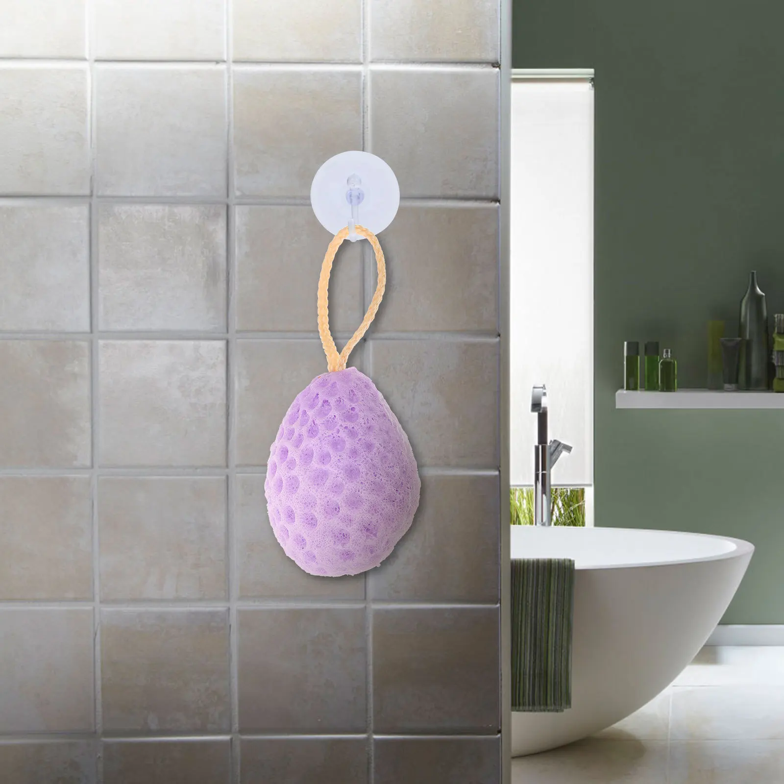 

6Pcs Bath Sponges Honeycomb Shower Body Wash Scrubbers Exfoliating Shower Supplies Lightweight Kids Bathing Sponge