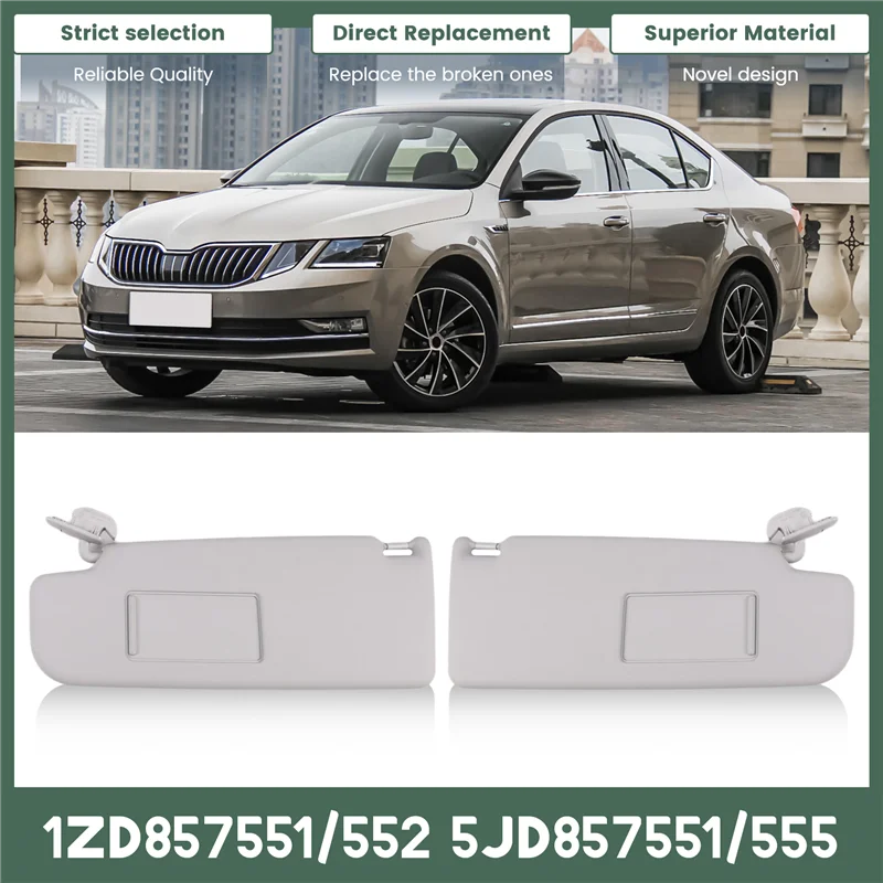 A99F-واقي من الشمس مرايا داخلية للسيارة حاجب من الشمس Forskoda Octavia مرايا أطفال 1ZD857551/552 5JD857551/552