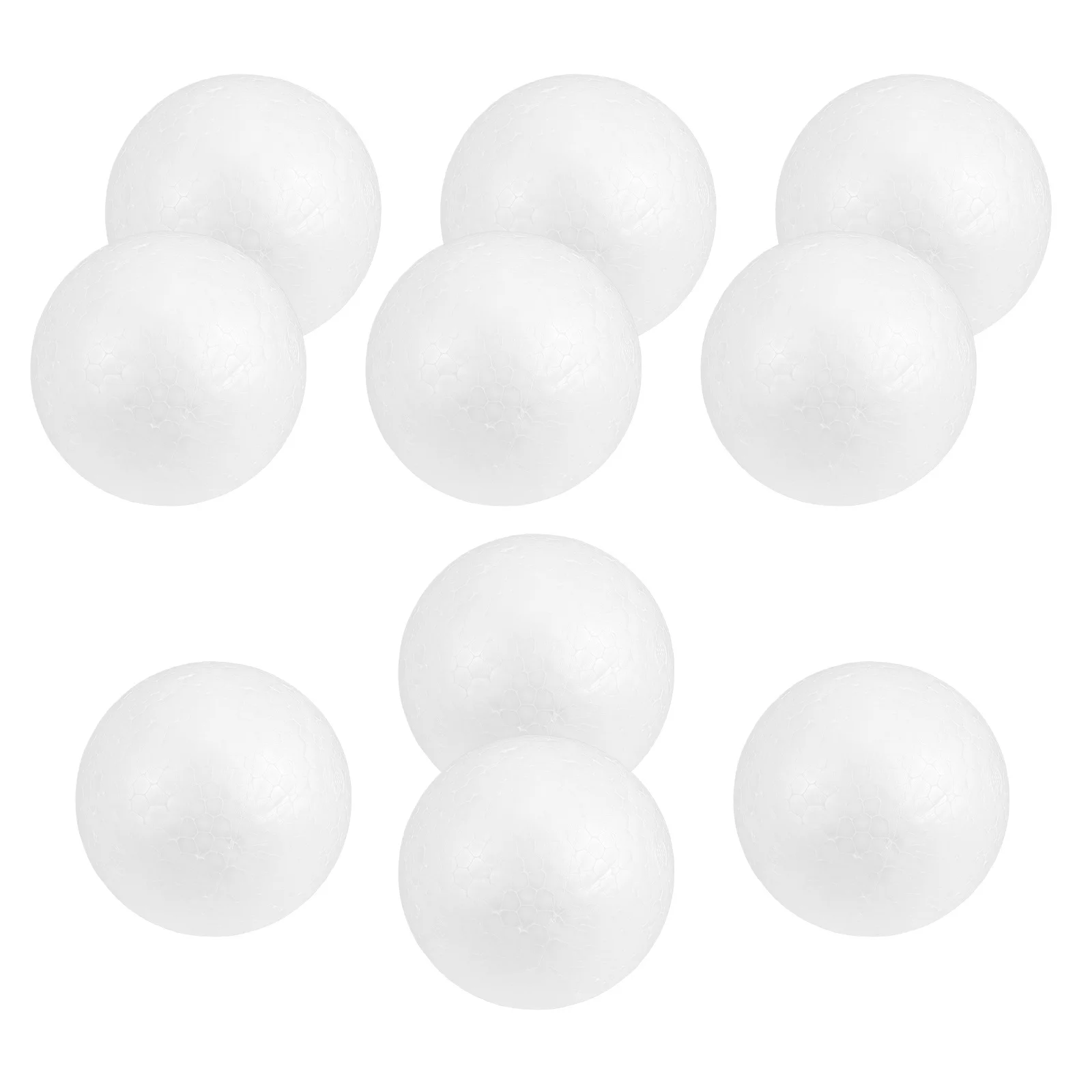 10Pcs 폼 볼 9Cm 어린이를위한 솔리드 공예 용품 DIY 그림 장식품 유치원 활동 휴일