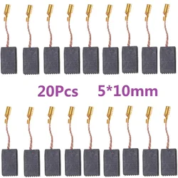 20Pcs Carbon Brushes 5*10*15mm For Electric Motors Bosch 125 14-150 Electric Motor Angle Grinder Parts Accessories Carbon Brush