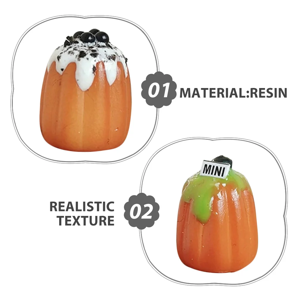 4 قطع من بيت الدمى المصغر يعرض الكعك الواقعي لملحقات المخابز