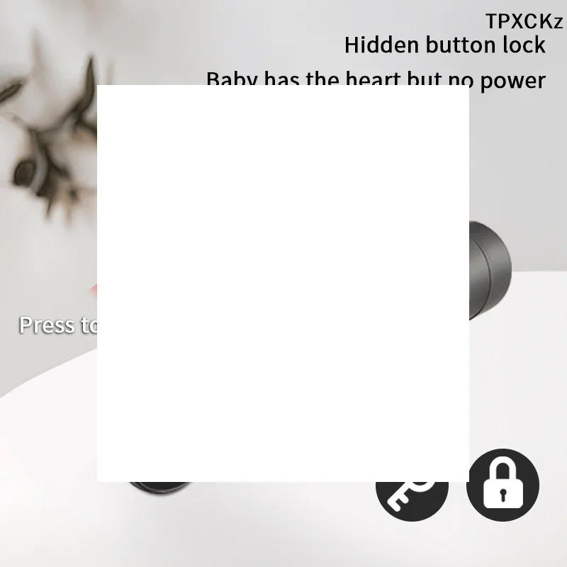 معدات الحماية أقفال سلامة الطفل البلاستيك ذاتية اللصق أقفال مقبض الباب لا ثقب متعددة الأغراض حامي أمن الأطفال