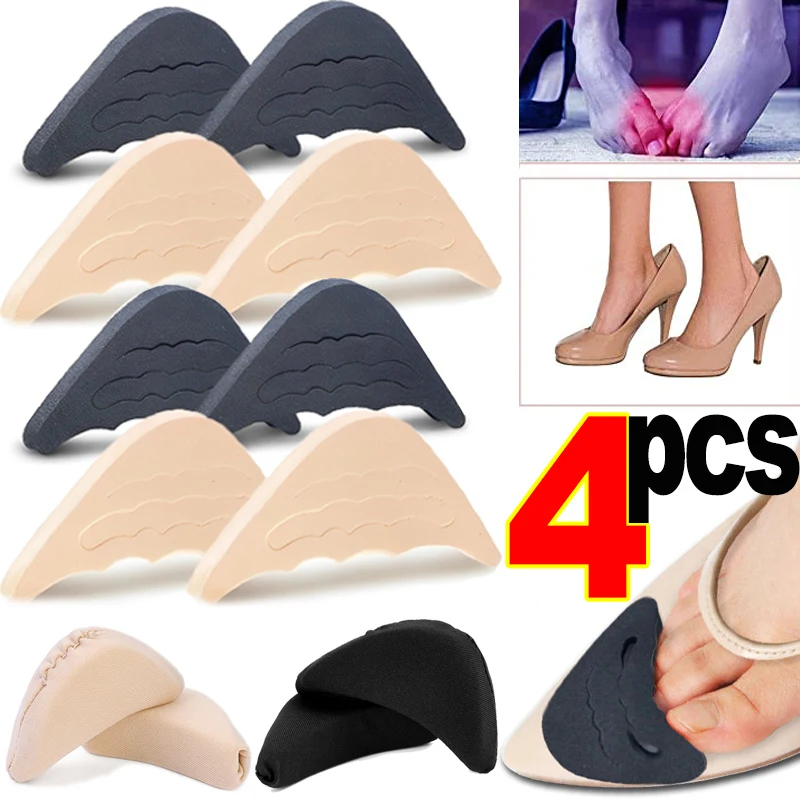 Zehenstopfen, weicher Schwamm, halbe Einlegesohlen, wiederverwendbare Zehenfüller-Einsätze für Schuhe, verstellbare, zu große Fußstützen-Pads, Unisex-Schuheinlagen – Detail 4