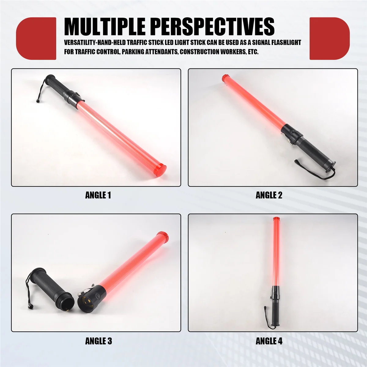 

Лидер продаж, 2 упаковки, 21-дюймовый сигнал безопасности дорожного движения, светодиодные палочки для направляющих для парковки