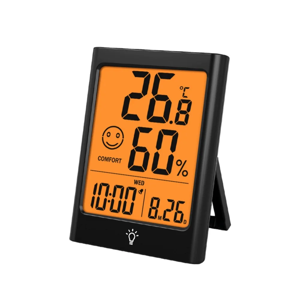 

Home Environment Measuring Instrument Backlit Display Indoor Temperature Monitor Accurate Temperature Measurement