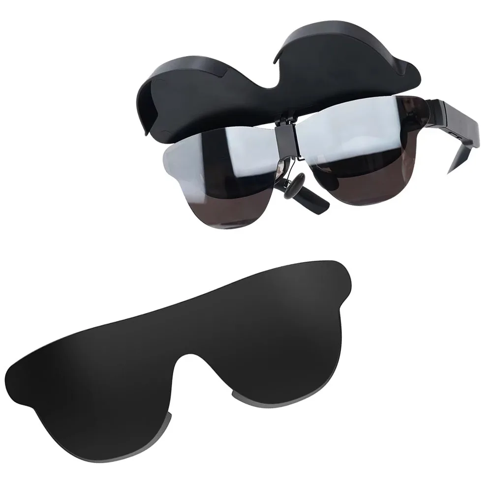 

for RayNeo Air 3s Flip Up Light Shield Cover Air 4/Air 3s Pro/Air 4 Pro Enhances Immersion Protects Front Panel