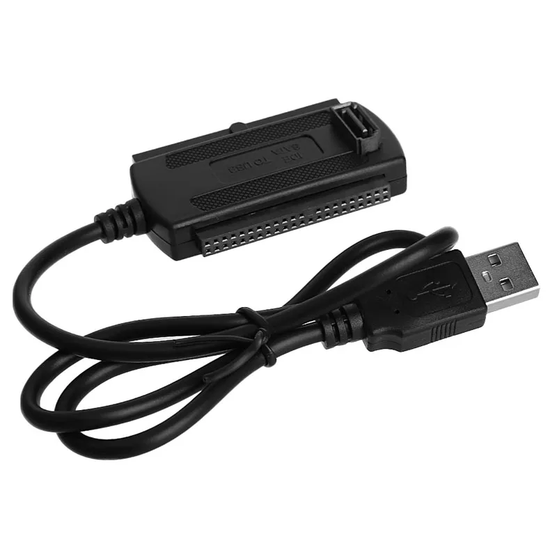 USB 2.0 zu IDE Festplattenadapter für 2,5" 3,5" HDD SSD Konverter
