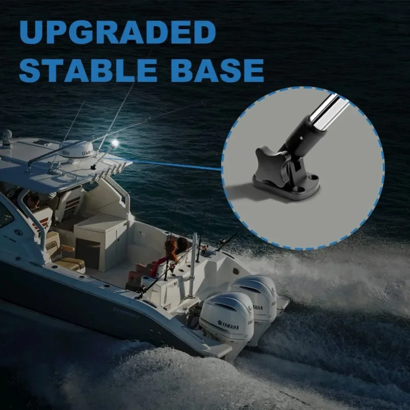 

Складной 360-градусный светодиодный навигационный фонарь для лодки для яхты, морской якорный фонарь 12 ~ 24 В, парусный сигнальный светильник, аксессуары для лодок