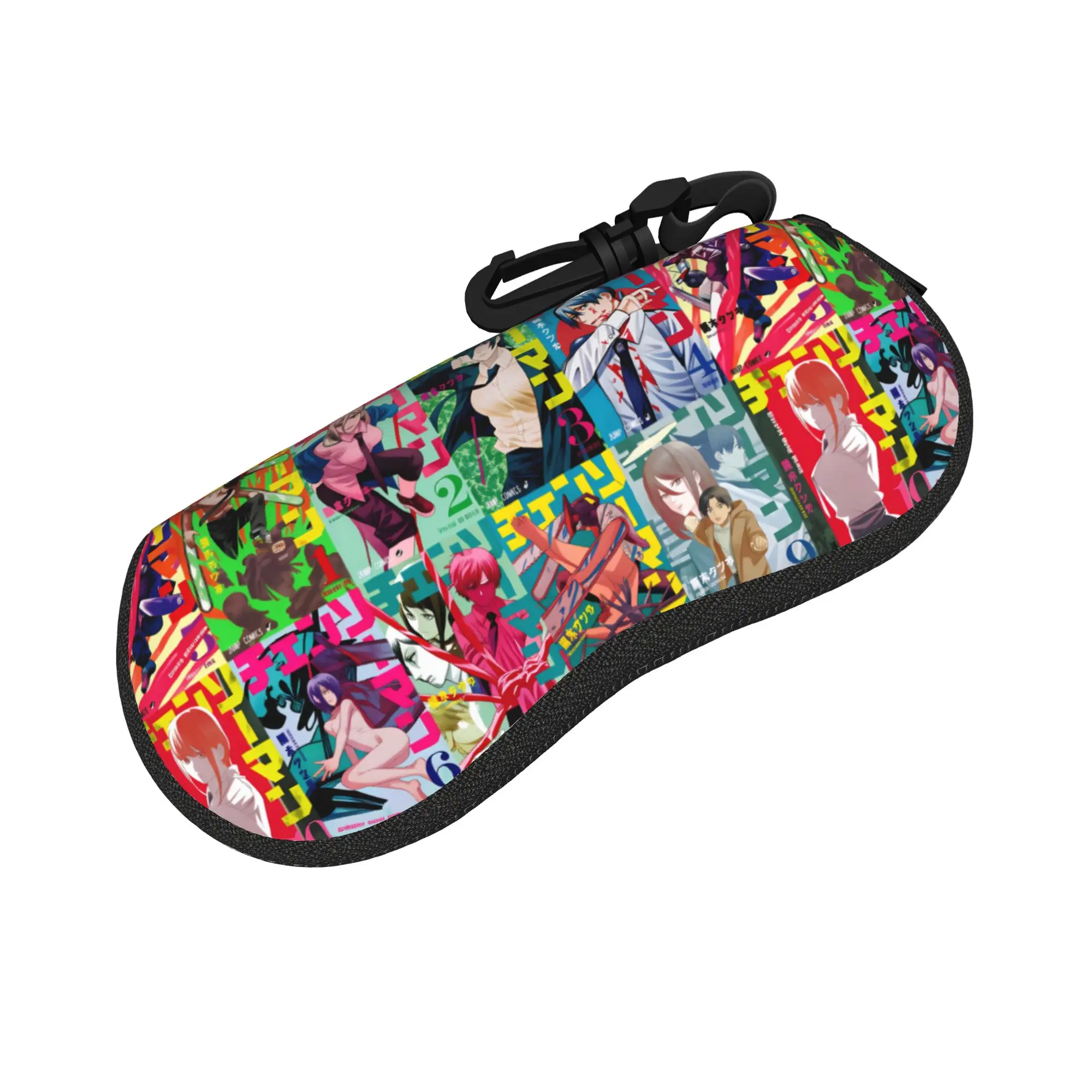 Aki Hayakawa Chainsaw Man Power  Eyeglass Glasses Case Women Men Soft Denji Himeno Katana  Sunglasses Protective Bag view 2